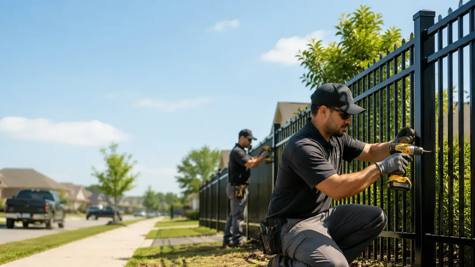 Metal Fence Installation in Edmonton, KY